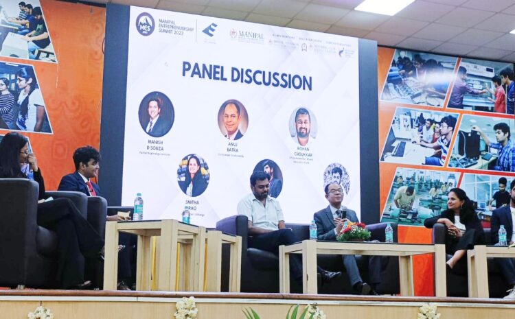  Panel Discussion at Manipal Entrepreneurship Sumit